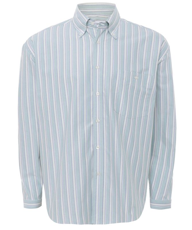 unfeigned Striped Baggy Oxford Shirt