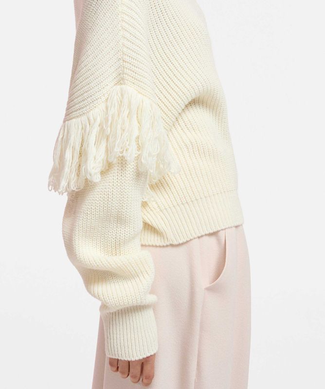 Essentiel Antwerp Ejoy Turtleneck Jumper With Fringes