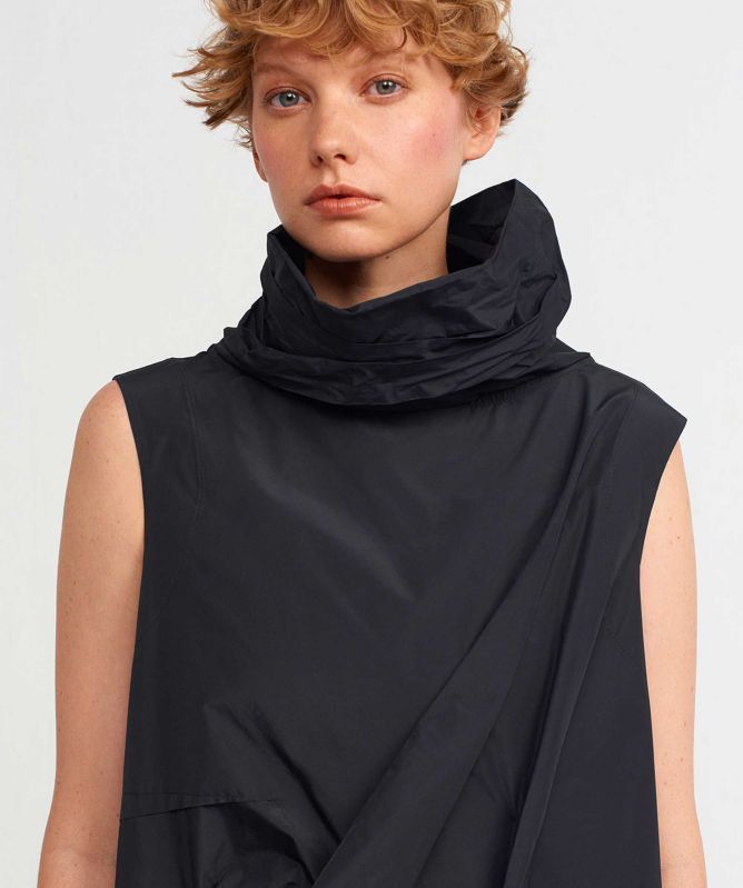 NU London Pintucked Taffeta Dress