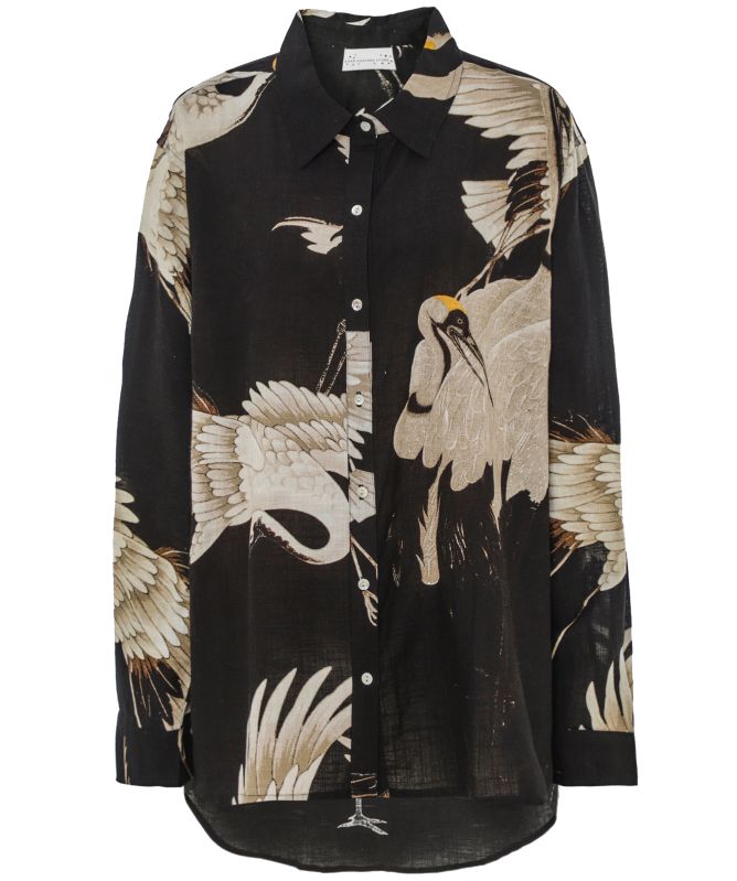 One Hundred Stars Stork Oversized Shirt