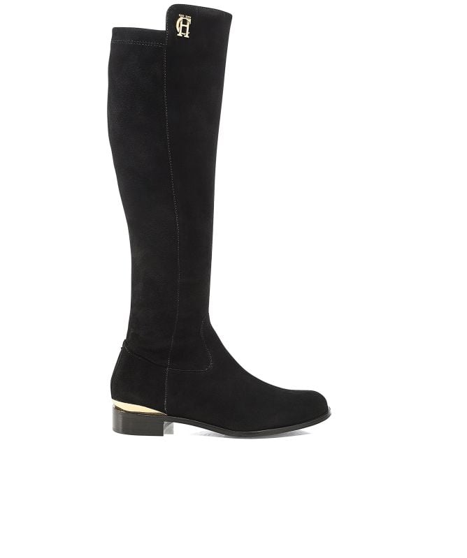 Holland Cooper Albany Suede Knee Boots