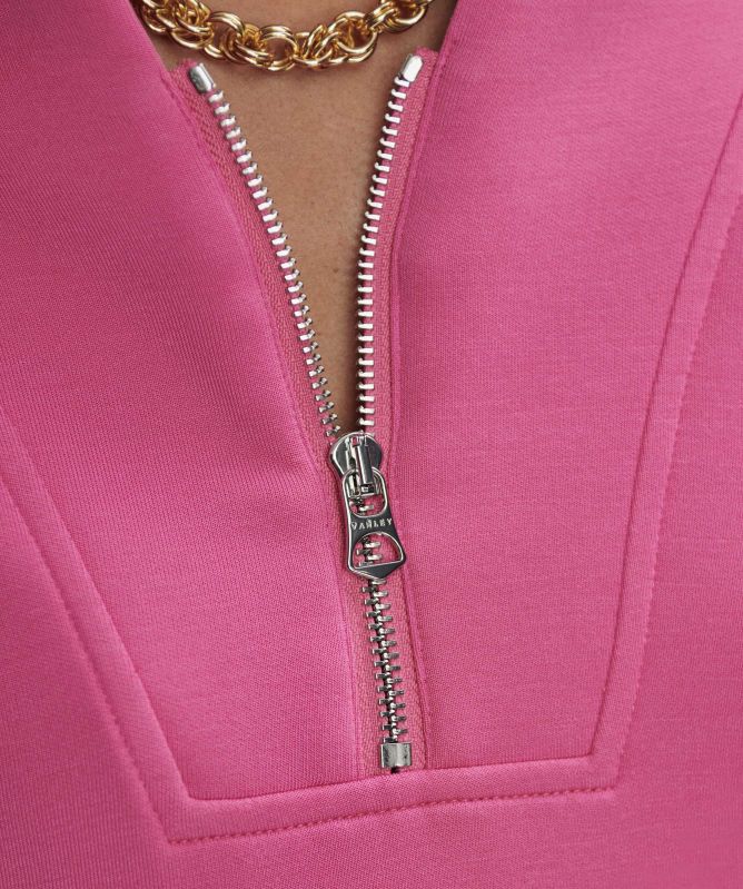 Varley Loretta Half-Zip Sleeveless Sweatshirt