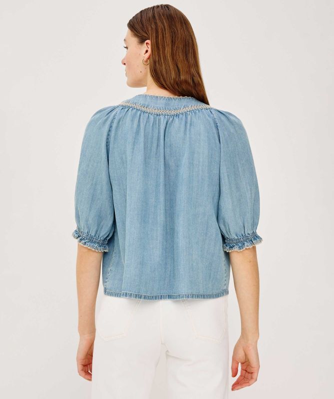 Rails Belina Tie-Neck Blouse