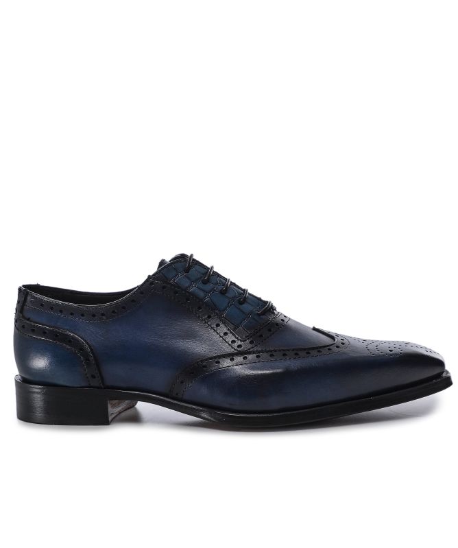 Jules B Leather Wing-Tip Oxford Brogues
