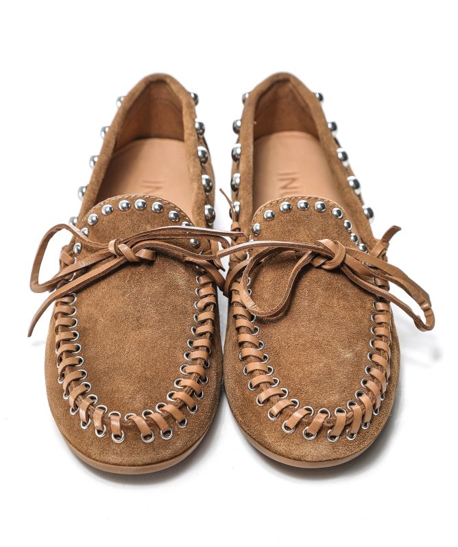 INUOVO Stud Moccasin Loafers