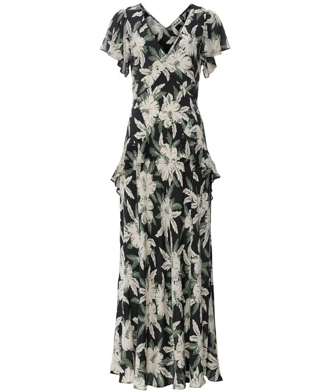 Rixo Evie Silk Midi Dress