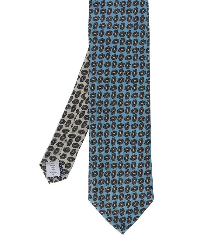 Eton Geometric Silk Tie