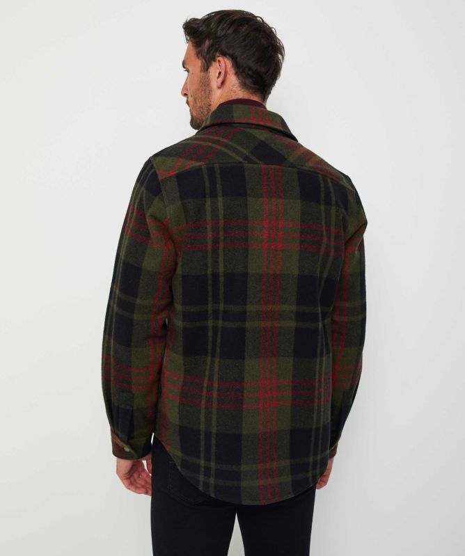 Woolrich Alaskan Melton Check Overshirt