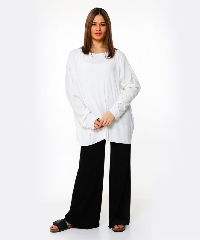 NU London Oversized Long Sleeve Top