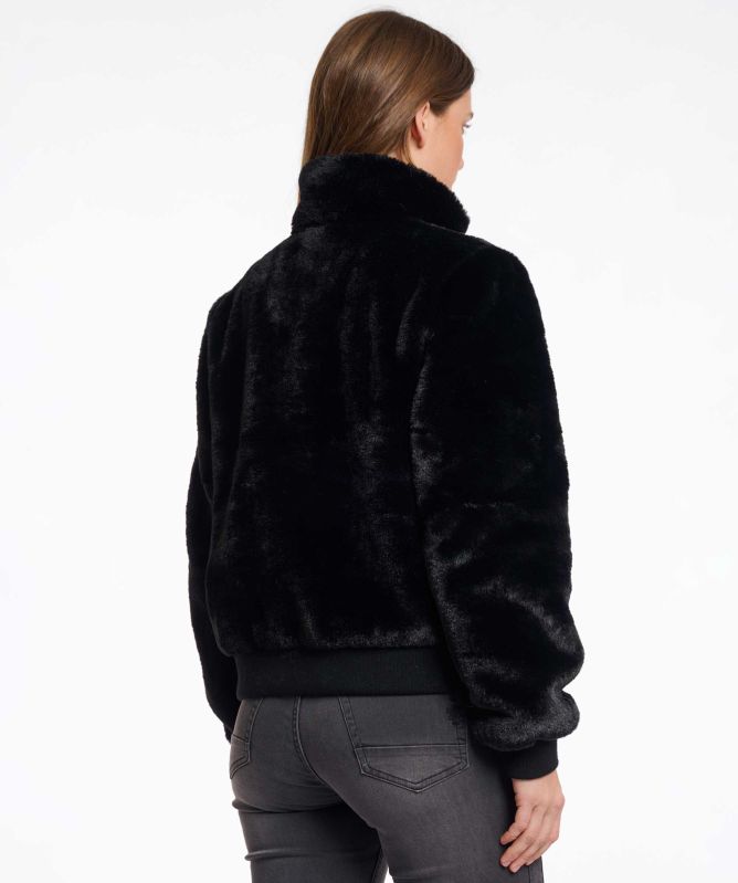 Rino and Pelle Ambra Short Faux Fur Jacket
