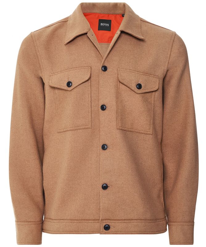 BOSS Lom_1 Wool Overshirt