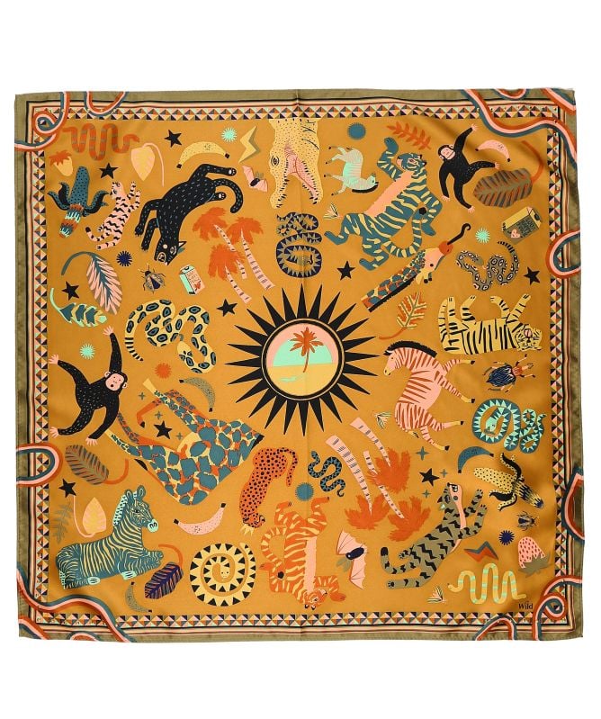 Wild Small Animo Scarf