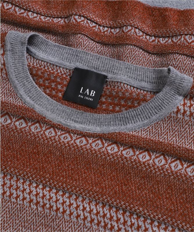 Pal Zileri Wool Striped Sweater