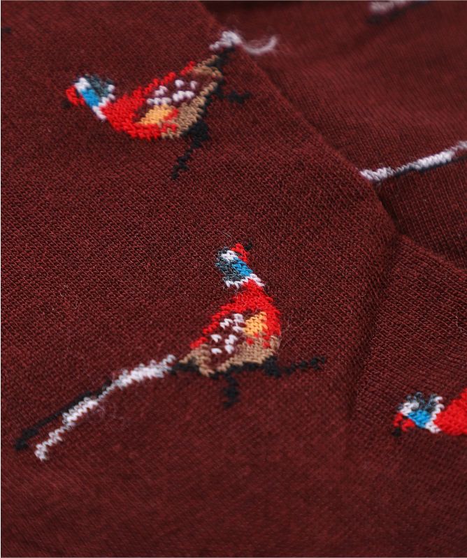 J. Blades Wool Blend Pheasant Socks