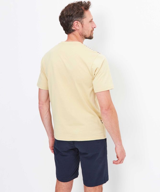 Aquascutum Club Check Shoulder T-Shirt