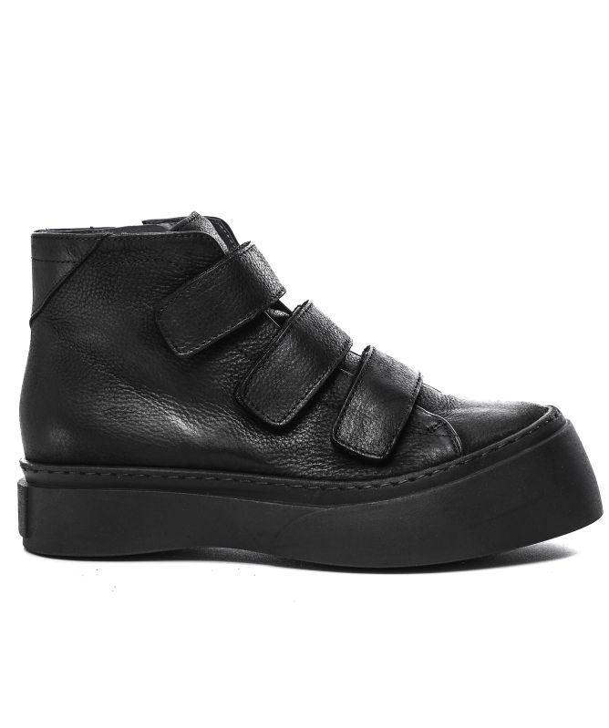 Lofina Velcro Strap Ankle Boots