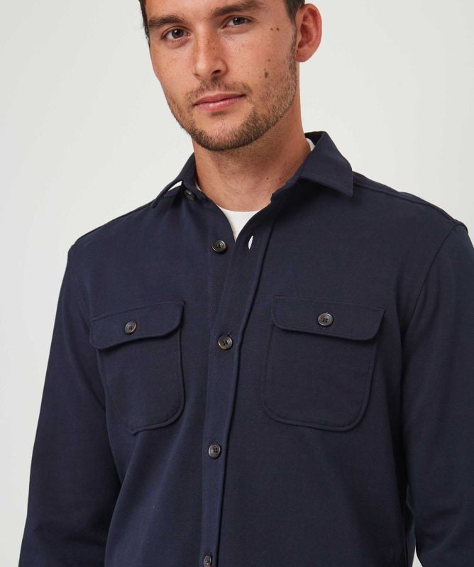Hackett Jersey Overshirt