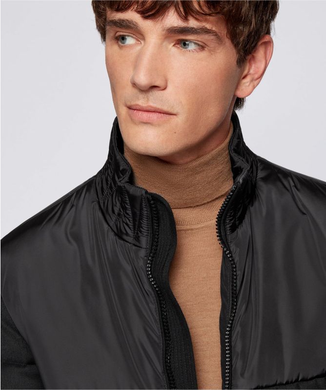 BOSS Virgin Wool Quilted Cink Jacket