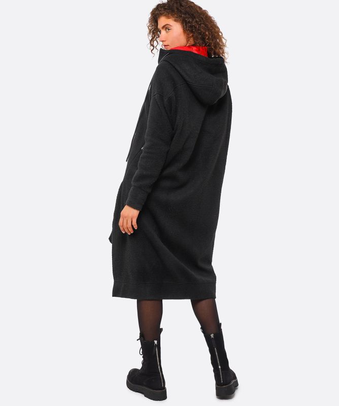 NU London Longline Fleece Jacket