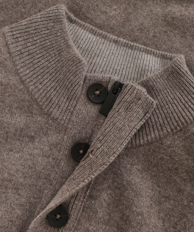 Thomas Maine Half Zipper Button Sweater