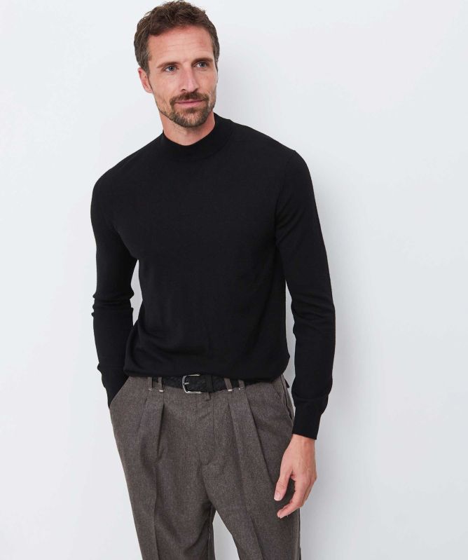 Thomas Maine Merino Turtleneck Jumper