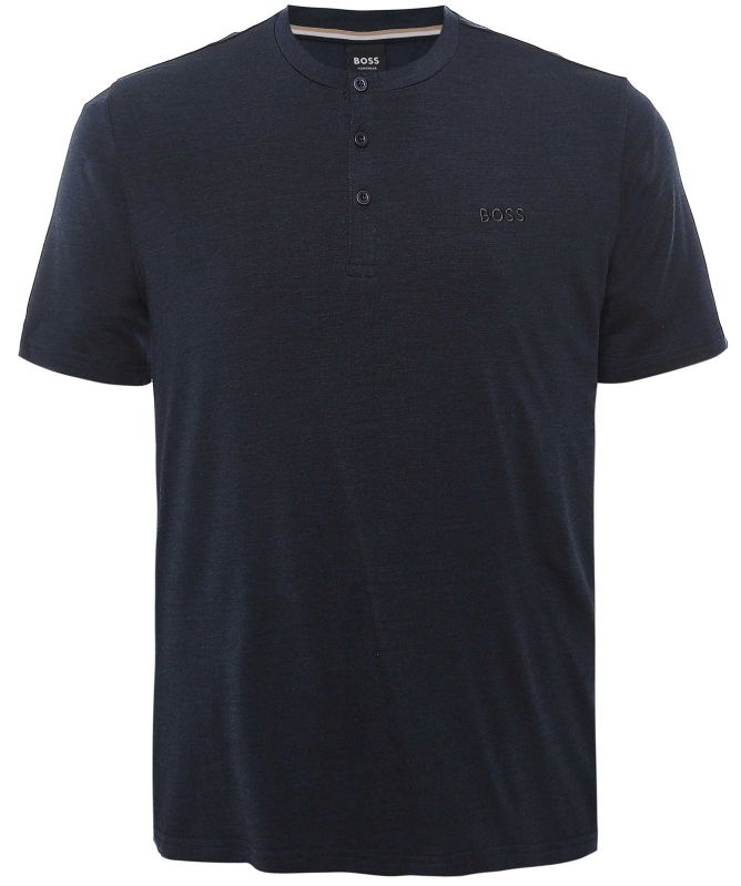BOSS Merino Henley T-Shirt