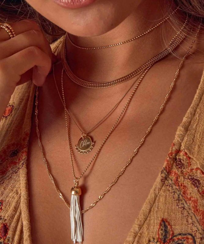 ChloBo Cap Tassel Pendant Necklace