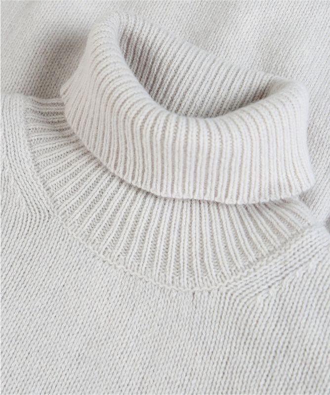 Hackett Merino Cashmere Roll Neck Sweater