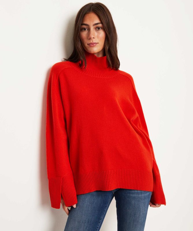 Van Kukil Cashmere Split Back Jumper