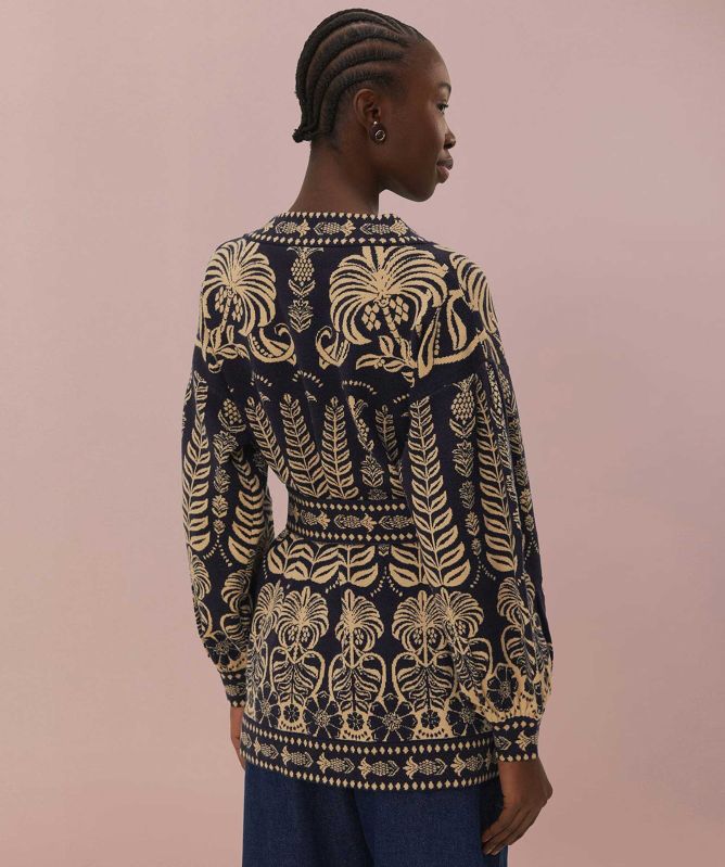 FARM Rio Ainika Tropical Splendor Knit Cardigan