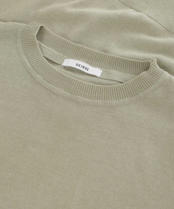 Seinse Short Sleeve Fine-Knit Tee