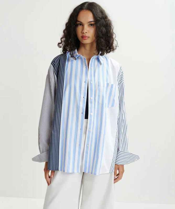 Essentiel Antwerp Hemix Striped Shirt