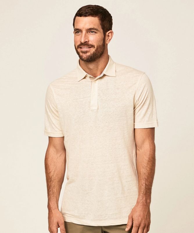 Hackett Linen Polo Shirt