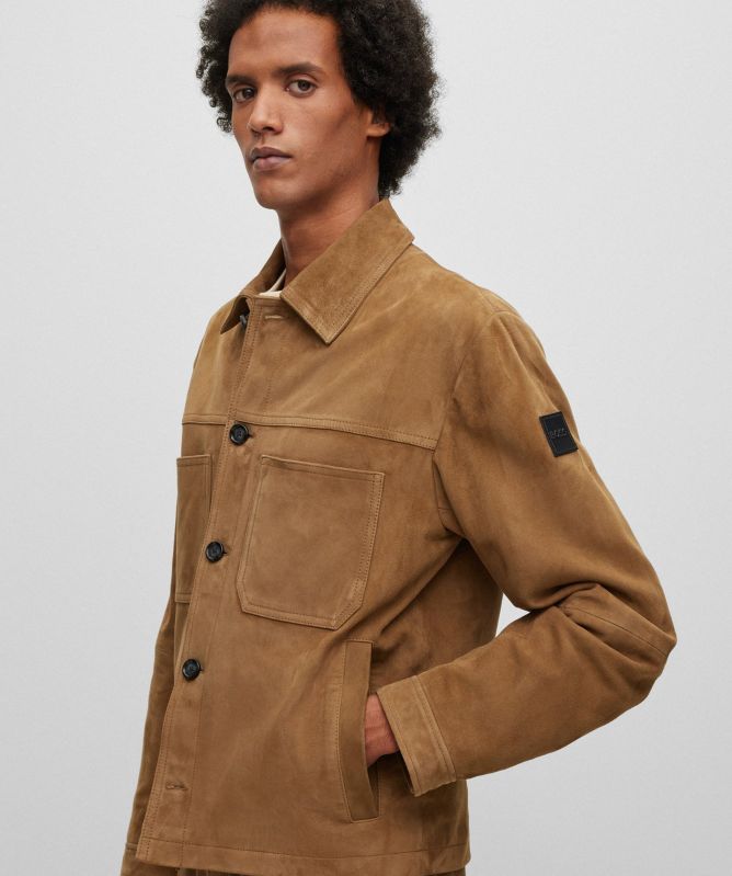 BOSS Suede Jaked Overshirt