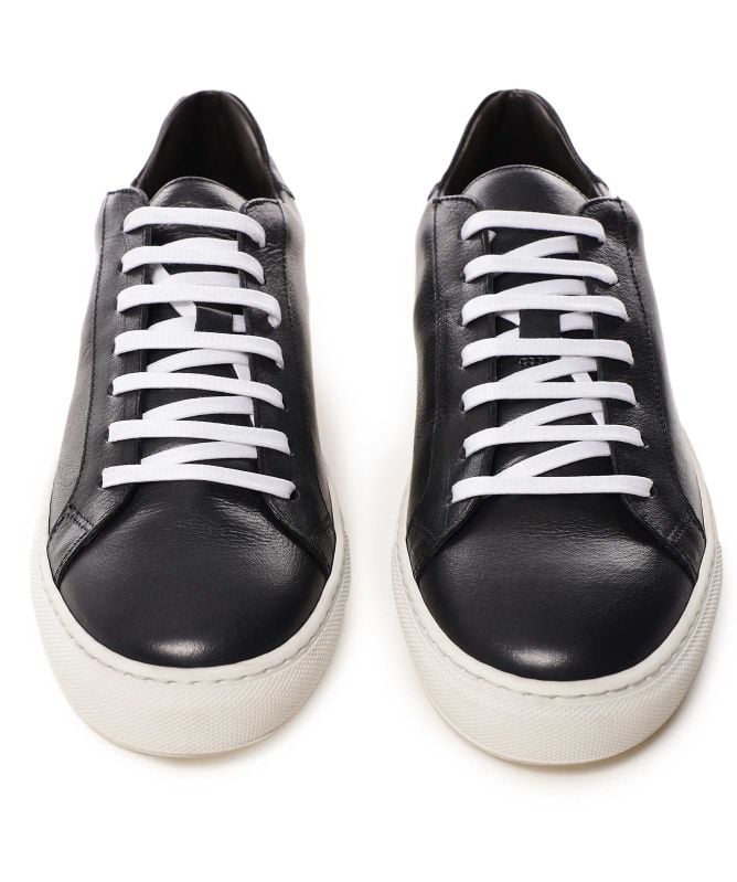Joss Buffalo Leather Trainers