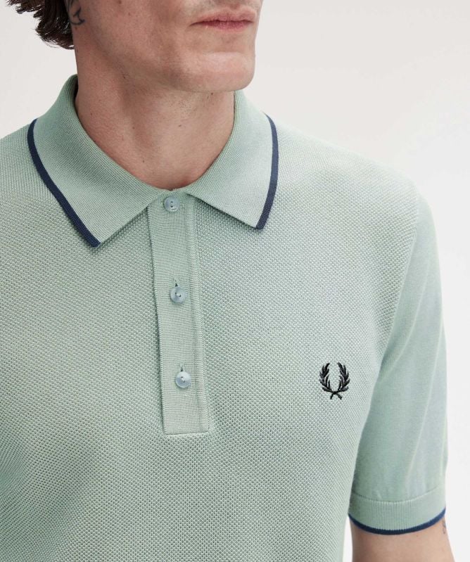 Fred Perry Pique Stitch Knitted Shirt