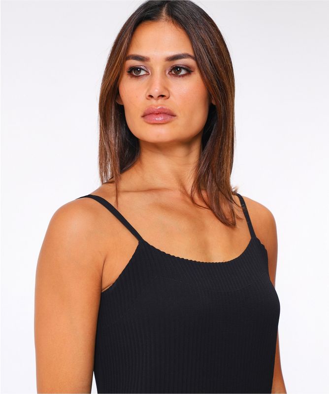 NU London Plisse V Neck Dress