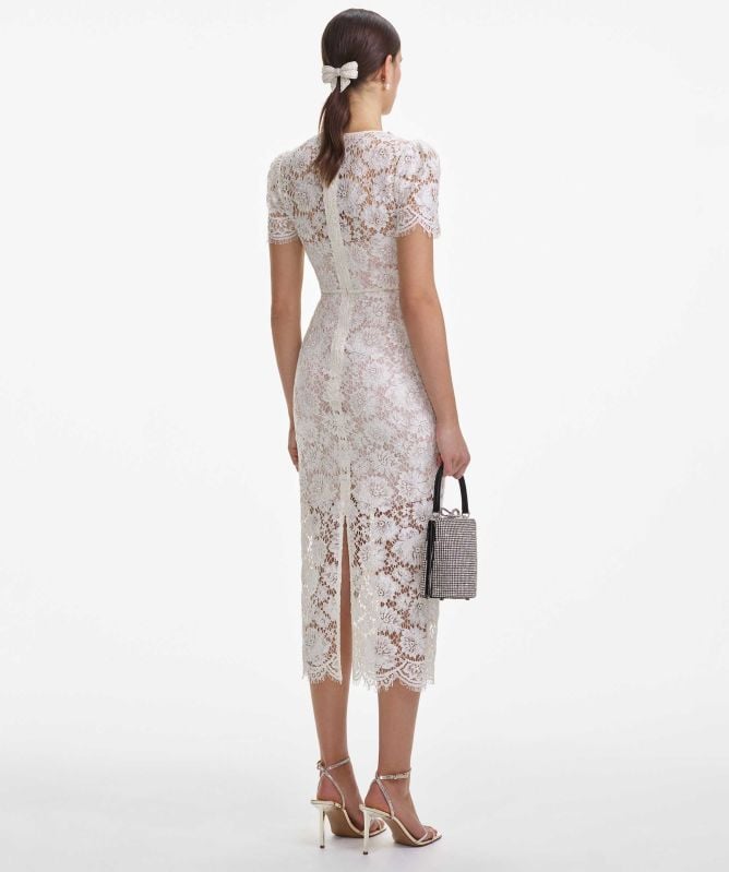 【送料&関税込】self-portrait Fine Lace Pearl Pink Lace Open Neck Top – self-portrait-US
