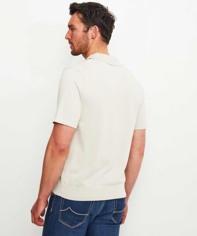 Paul Smith Knitted Zip Polo Shirt