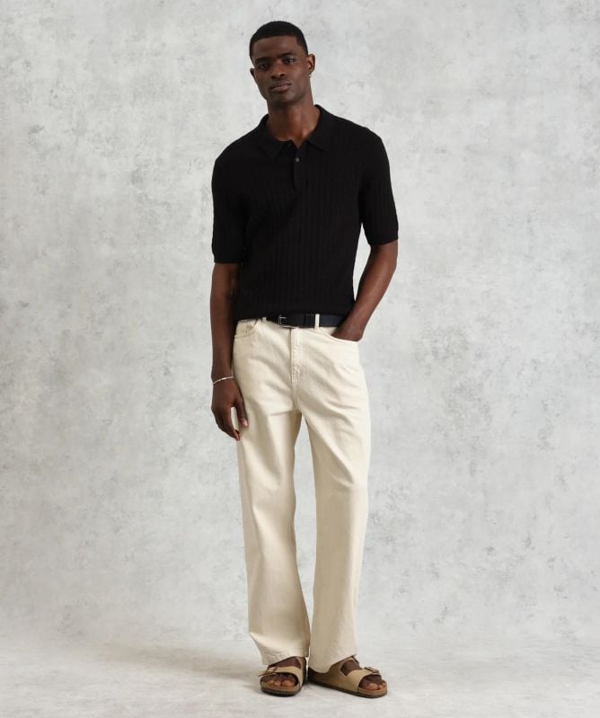 Wax London Cotton Cashmere Naples Polo