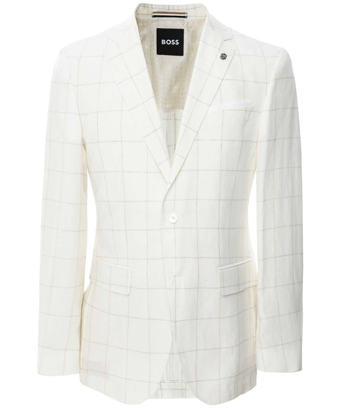 BOSS Linen Slim H-Hutson-233 Blazer