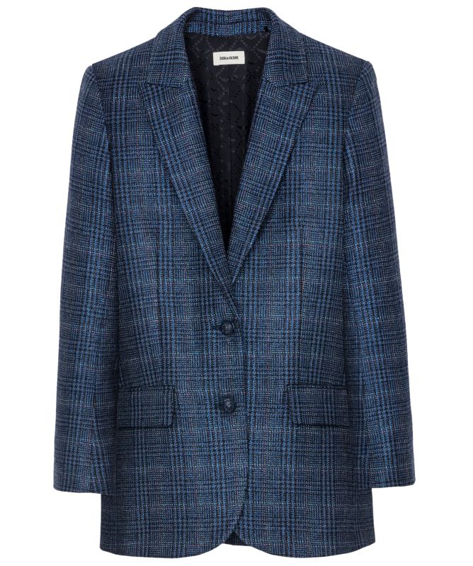 VIVA HEART ドット柄 Vネックジャケット 40 Zadig and Voltaire Viva Car Wool Blazer | Jules B