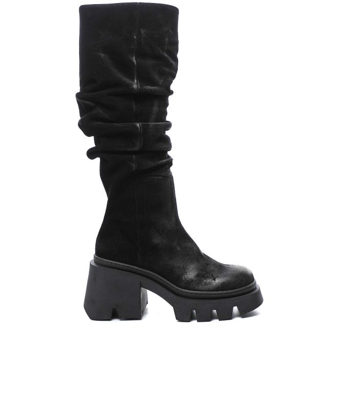 Lofina Crinkle Long Boots