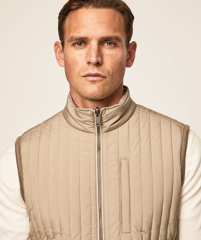 Hackett Reversible Quilted Gilet