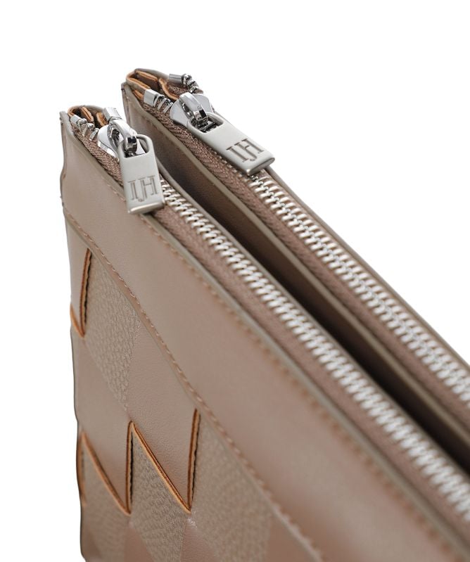 Ilse Jacobsen Square Braided Crossbody Bag