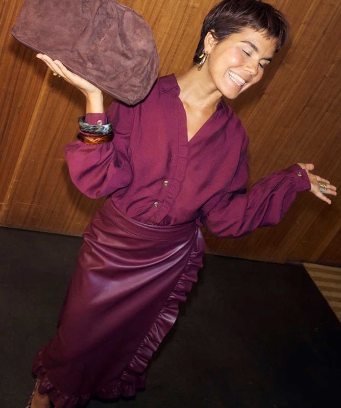 Never Fully Dressed Miley Ruffle Shirt