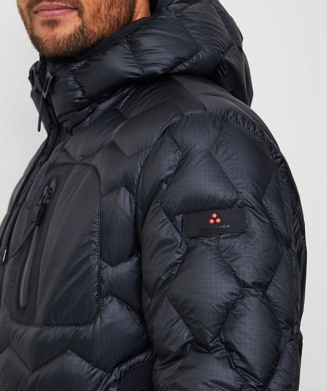 Peuterey Geometric Quilt Down Jacket