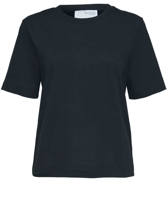 Selected Boxy Short-Sleeve T-Shirt