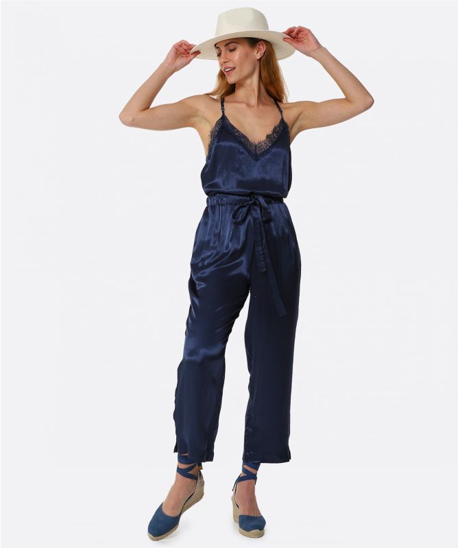 Greek Archaic Kori Metallic Silky Camisole