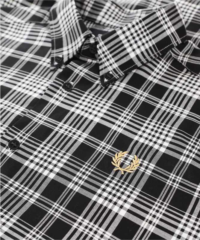 Fred Perry Monochrome Check Shirt M1554 102